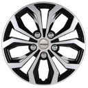 PRIGAN VISION BLACK SILVER WHEEL COVER (Set of 4) AVAILABLE IN 12,13,14,15 INCH