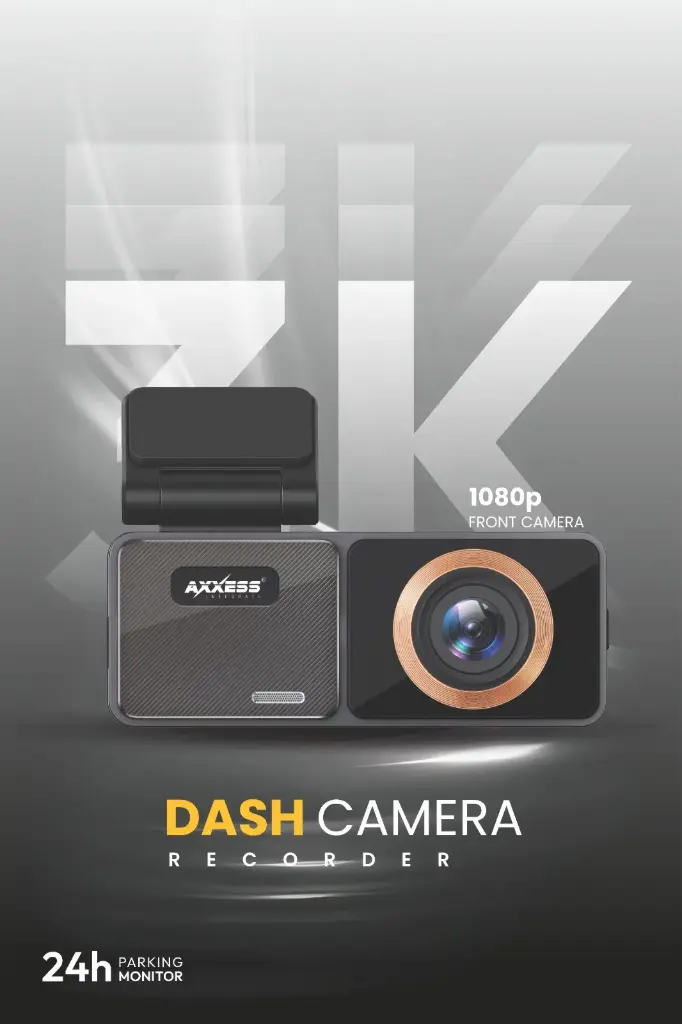 AXXESS 3K Dash Cam (AX-3510) – Drive with Confidence