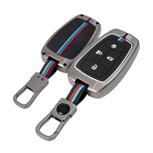Metal Key Cover with Keychain